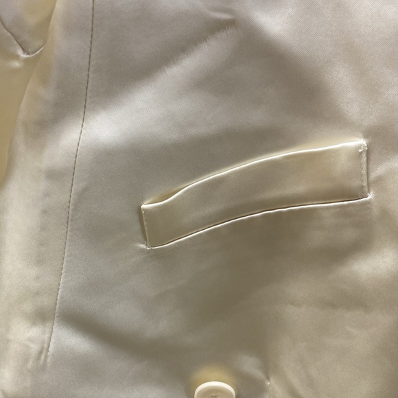 NWOT Helsa Womens S Oversized Blazer Jacket Satin - Picture 13 of 13